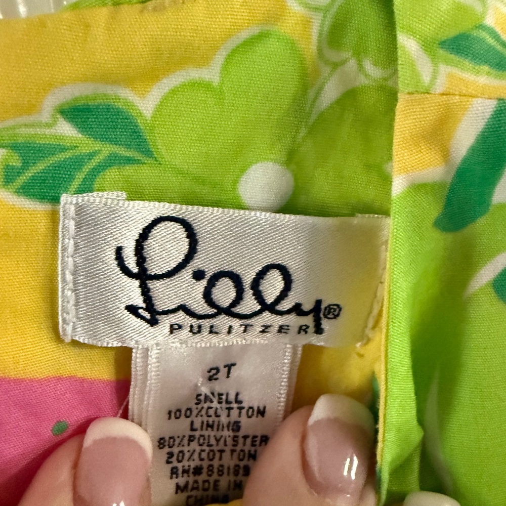 Lilly Pulitzer Yellow fruit dress - Picture 2 of 2